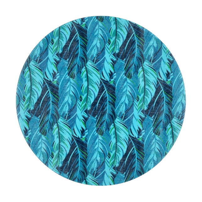 Tropische Vögel Schneidebrett (Vorderseite)