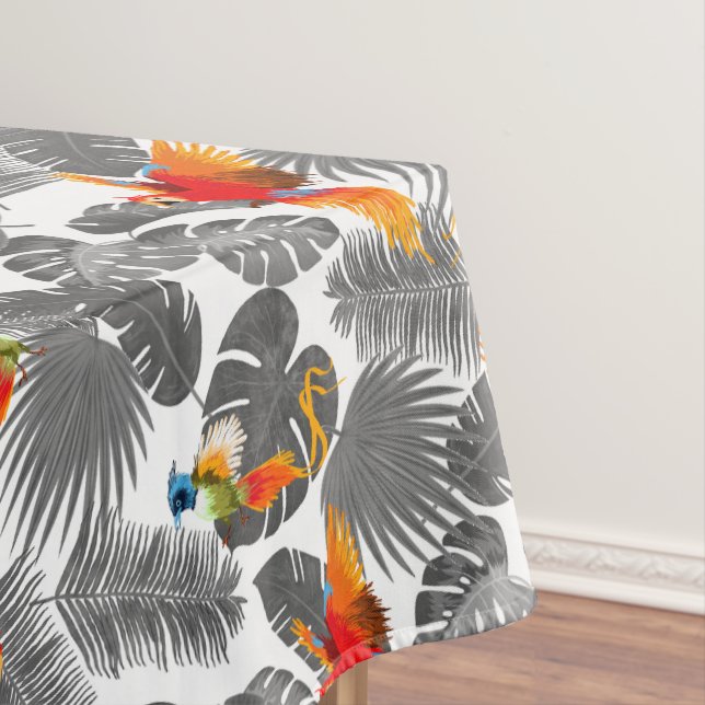 tropische Vögel Tischdecke (Beispiel)