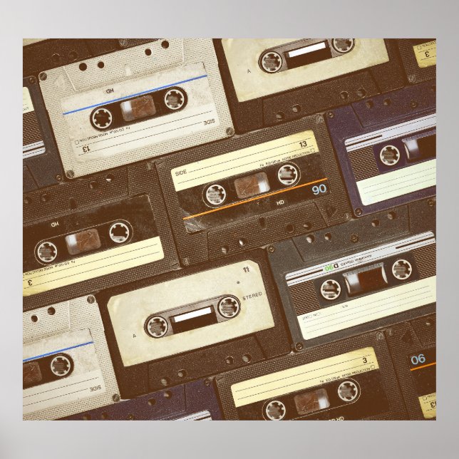 Tropische Vögel: Tukane und Papageien Vintag Poster (Vorne)