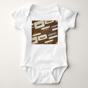Tropische Vögel: Tukanen & Papageien Vintage Baby Strampler