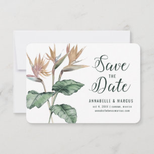 Tropische Vögel von Paradise Hochzeit Save The Date