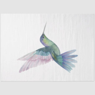 Tropische Vogelreihe: Kolibri Seidenpapier