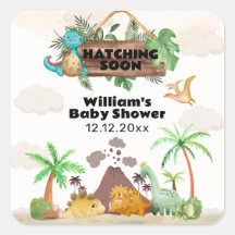 Tropische Vulkan-Schlüpfende-Dinosaurier-Baby-Part