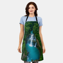 "Tropische Wasserfälle - die Eleganz der Natur in Schürze