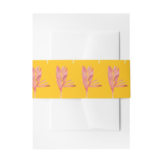 Tropische Wasserfarbe exotische botanische Foliage Einladungsbanderole