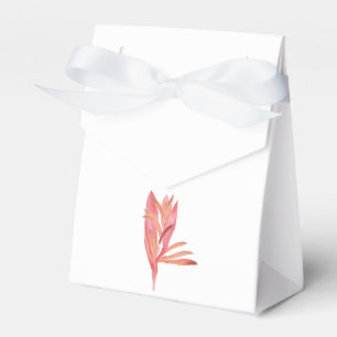 Tropische Wasserfarbe exotische botanische Foliage Geschenkschachtel