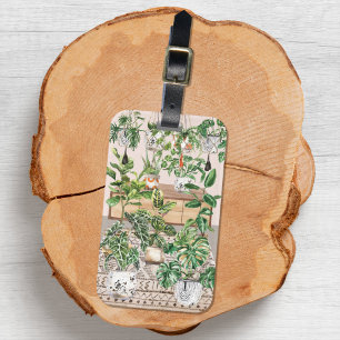 Tropische Wasserpflanzen Gepäckanhänger