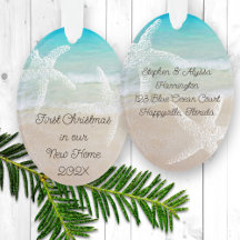 Tropische Weihnachten Neues Zuhause Coastal Thema