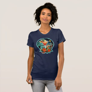 Tropische Weihnachtsfusion T-Shirt