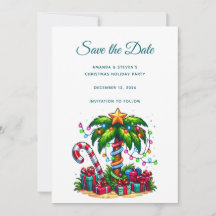 Tropische Weihnachtspalme