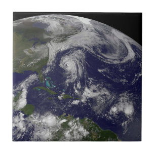 Tropische Wirbelstürme Katia, Lee, Maria und Nate. Fliese