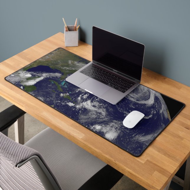 Tropische Wirbelstürme Katia, Lee, Maria und Nate. Schreibtischunterlage (Büro 2)