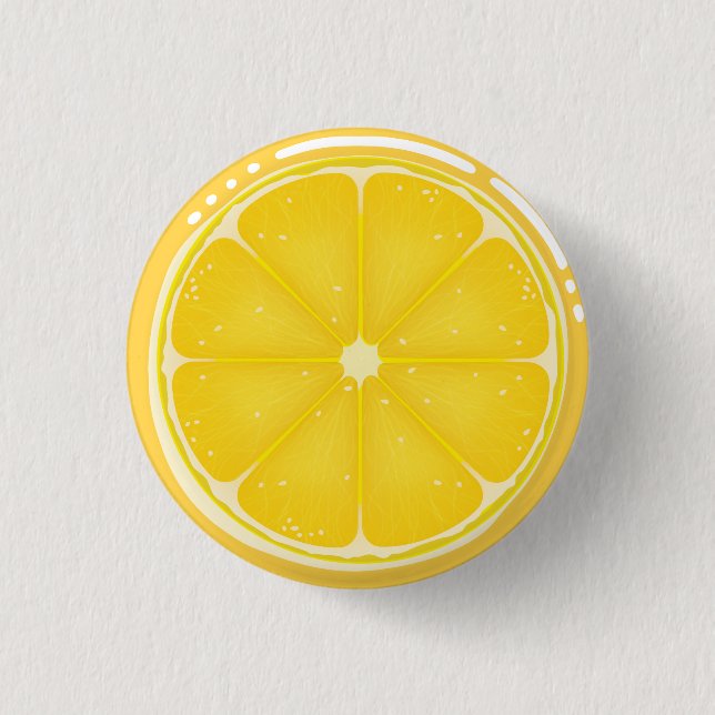 TROPISCHE Zitrusfrüchte SOMMERFRÜCHTE Orangenlemon Button (Vorderseite)