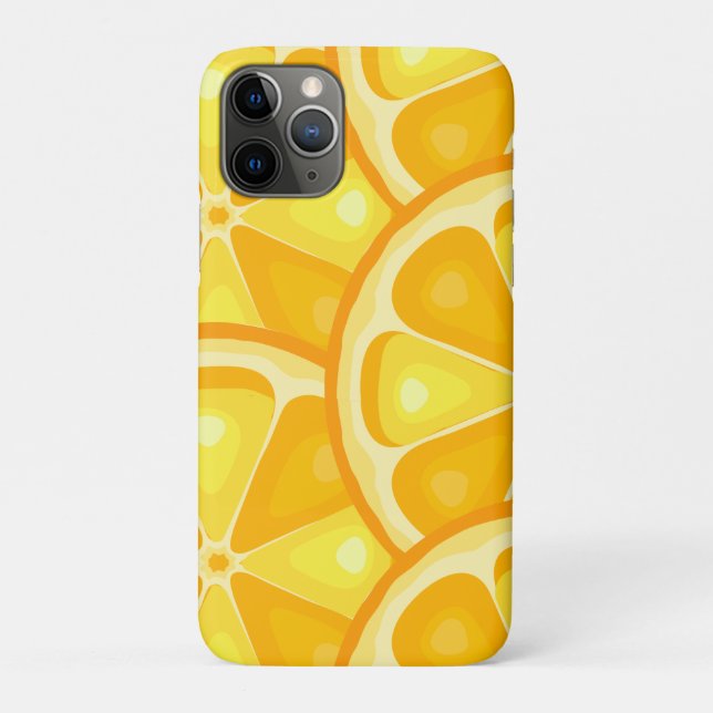 TROPISCHE Zitrusfrüchte SOMMERFRÜCHTE Orangenlemon Case-Mate iPhone Hülle (Rückseite)