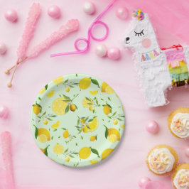 TROPISCHE Zitrusfrüchte SOMMERFRÜCHTE Orangenlemon Pappteller