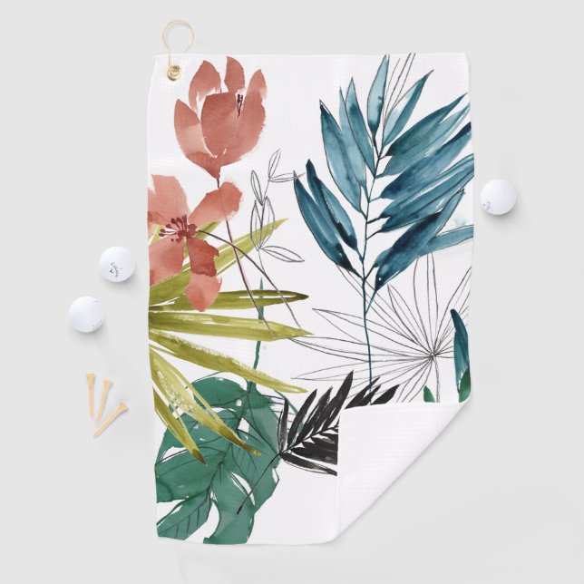 Tropische Zusammensetzung Golfhandtuch (Insitu)