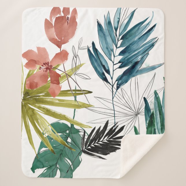 Tropische Zusammensetzung Sherpadecke (Vorderseite)