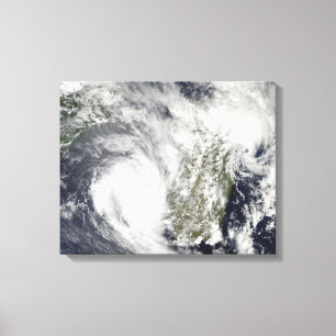 Tropische Zyklone Eric und Fanele 2 Leinwanddruck
