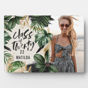 Tropischer Abschluss der modernen botanischen Fotoplatte