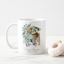 Tropischer Abschluss-Hut und Tassel-Party Kaffeetasse
