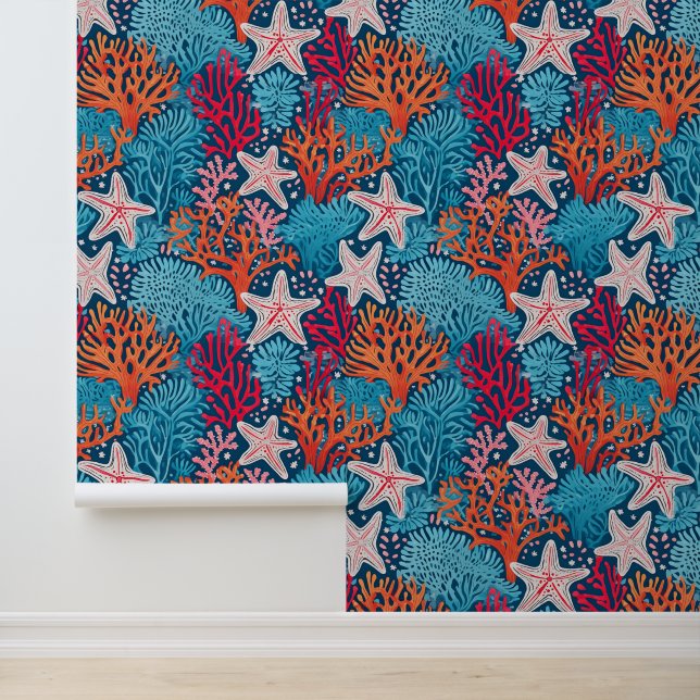 Tropischer Aloha-Druck Tapete (Anwendung)