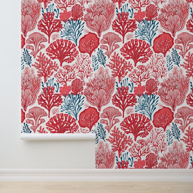 Tropischer Aloha-Druck Tapete (Anwendung)