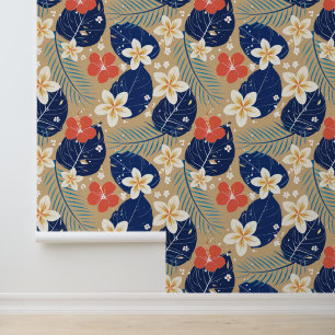 Tropischer Aloha-Druck Tapete