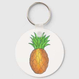 Tropischer Ananas Obstananas Schlüsselanhänger