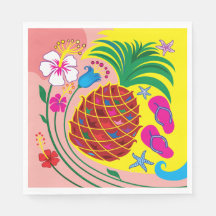 Tropischer Ananas Sommer
