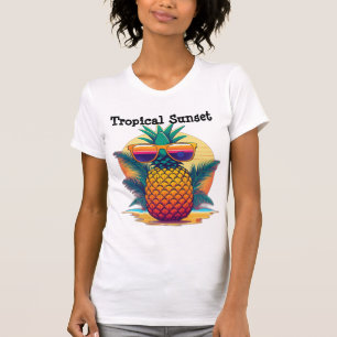 Tropischer Ananas-T - Shirt