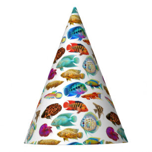 Tropischer Aquarium-Fisch-Party-Hut Partyhütchen