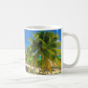Tropischer Badeort, Belize Tasse