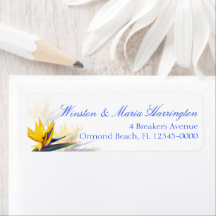 Tropischer Bird-of-Paradies-Logo