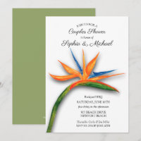 Tropischer Bird of Paradise Paare - Einladungen zu