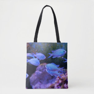Tropischer Blauer Fisch 