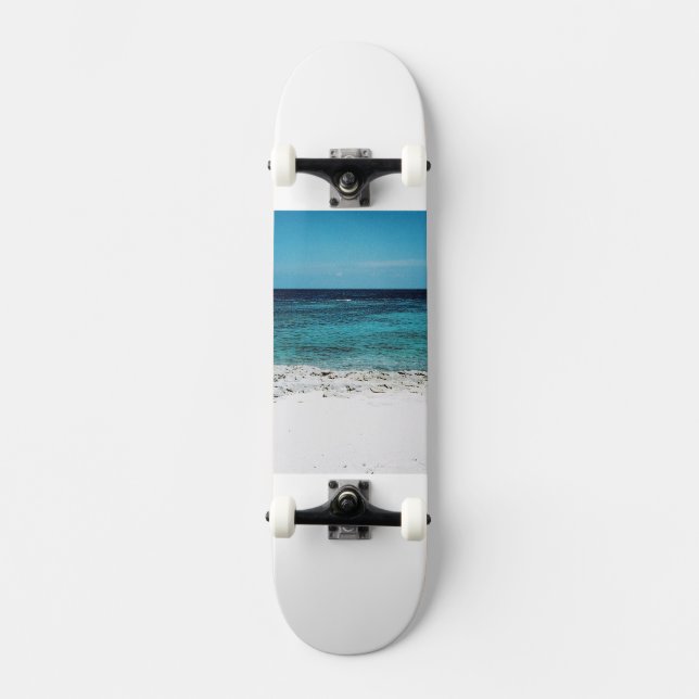 Tropischer Blick Skateboard (Vorderseite)