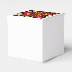 Tropischer Blumenund SchmetterlingeMandala Geschenkschachtel
