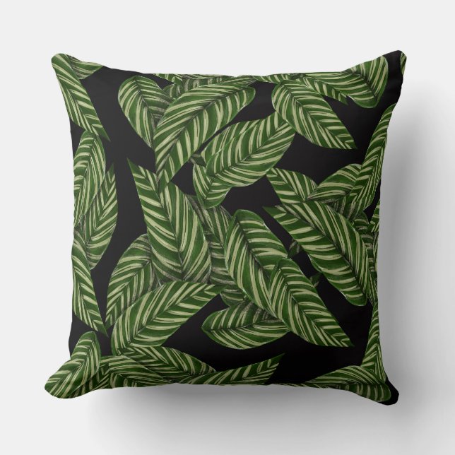 Tropischer Boho druckt trendige Designs für Zuhaus Kissen (Vorderseite)