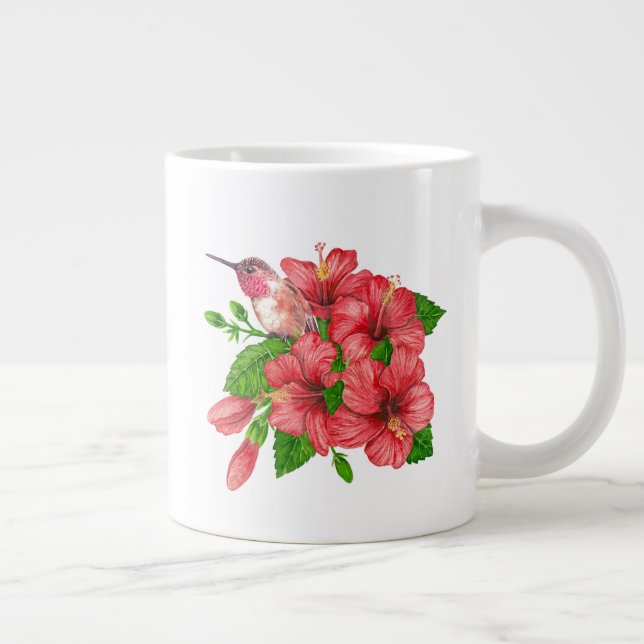 Tropischer Bouquet Jumbo-Tasse (Rechts)