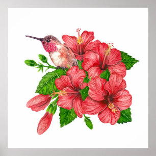 Tropischer Bouquet Poster