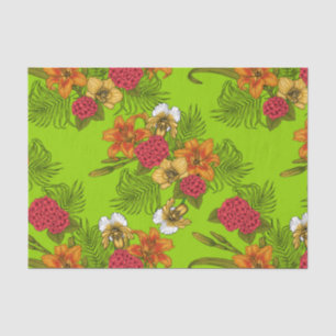 Tropischer Bouquet Seidenpapier