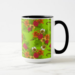 Tropischer Bouquet Tasse