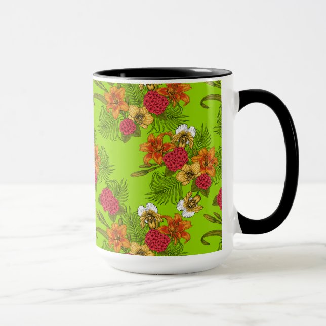 Tropischer Bouquet Tasse (Rechts)