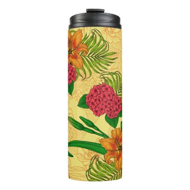 Tropischer Bouquet Thermosbecher (Vorderseite)