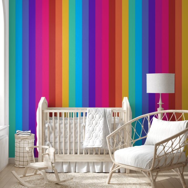 Tropischer Candy Strip PS Vertikal Tapete (Kinder)