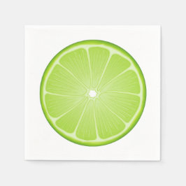 Tropischer Citrus Limon Serviette