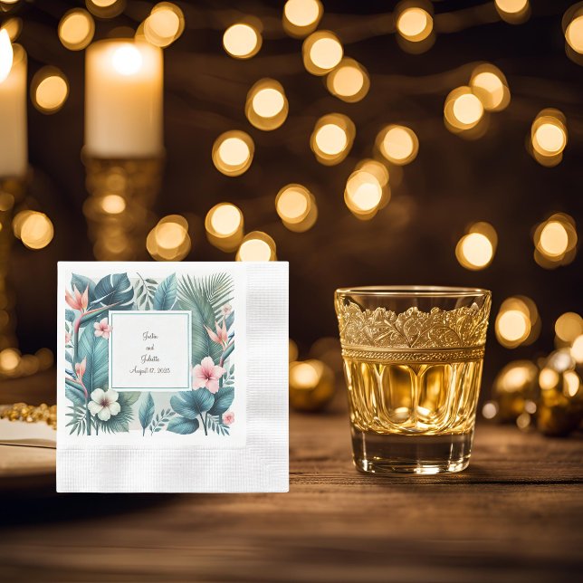 Tropischer Cocktail Serviette (Von Creator hochgeladen)