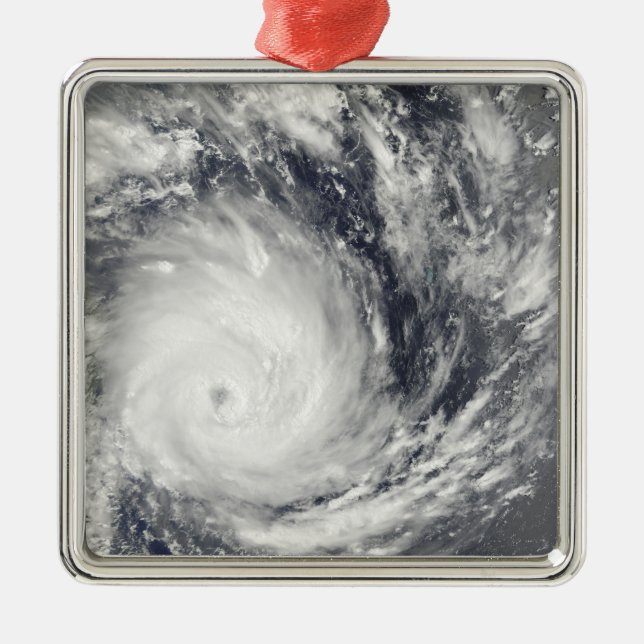 Tropischer Cyclone Gael von Madagaskar Ornament Aus Metall (Vorne)