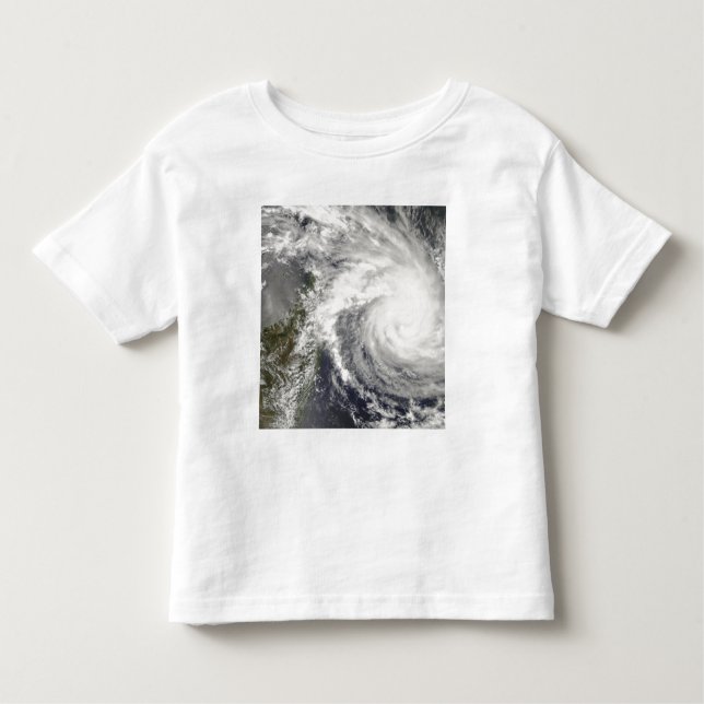 Tropischer Cyclone Ivan nähert sich Madagaskar Kleinkind T-shirt (Vorderseite)