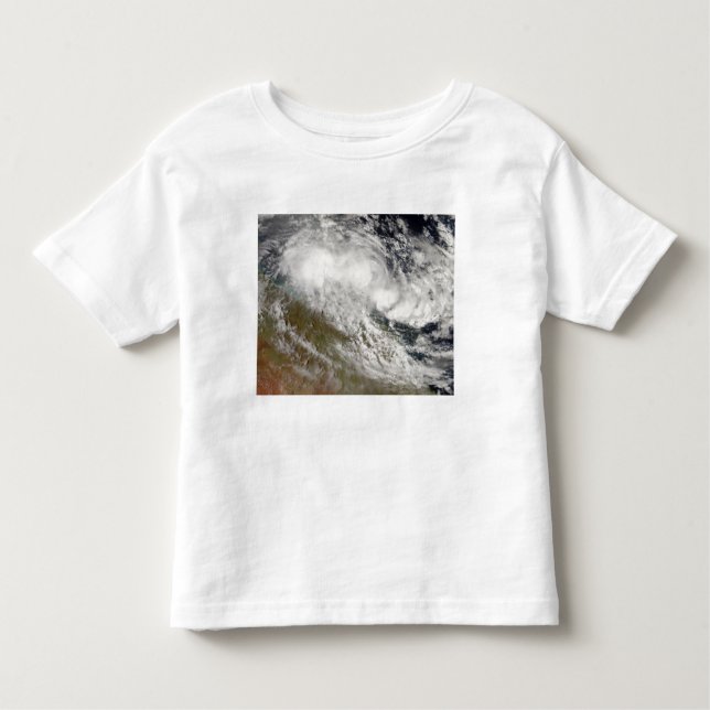 Tropischer Cyclone Olga über Nordostasien Kleinkind T-shirt (Vorderseite)